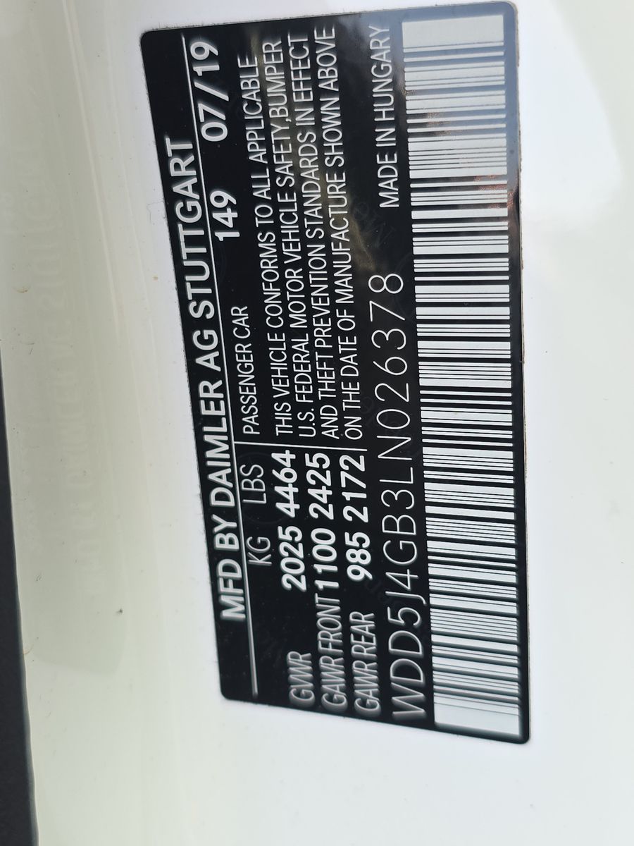 2020 Mercedes-Benz CLA CLA 250 FWD