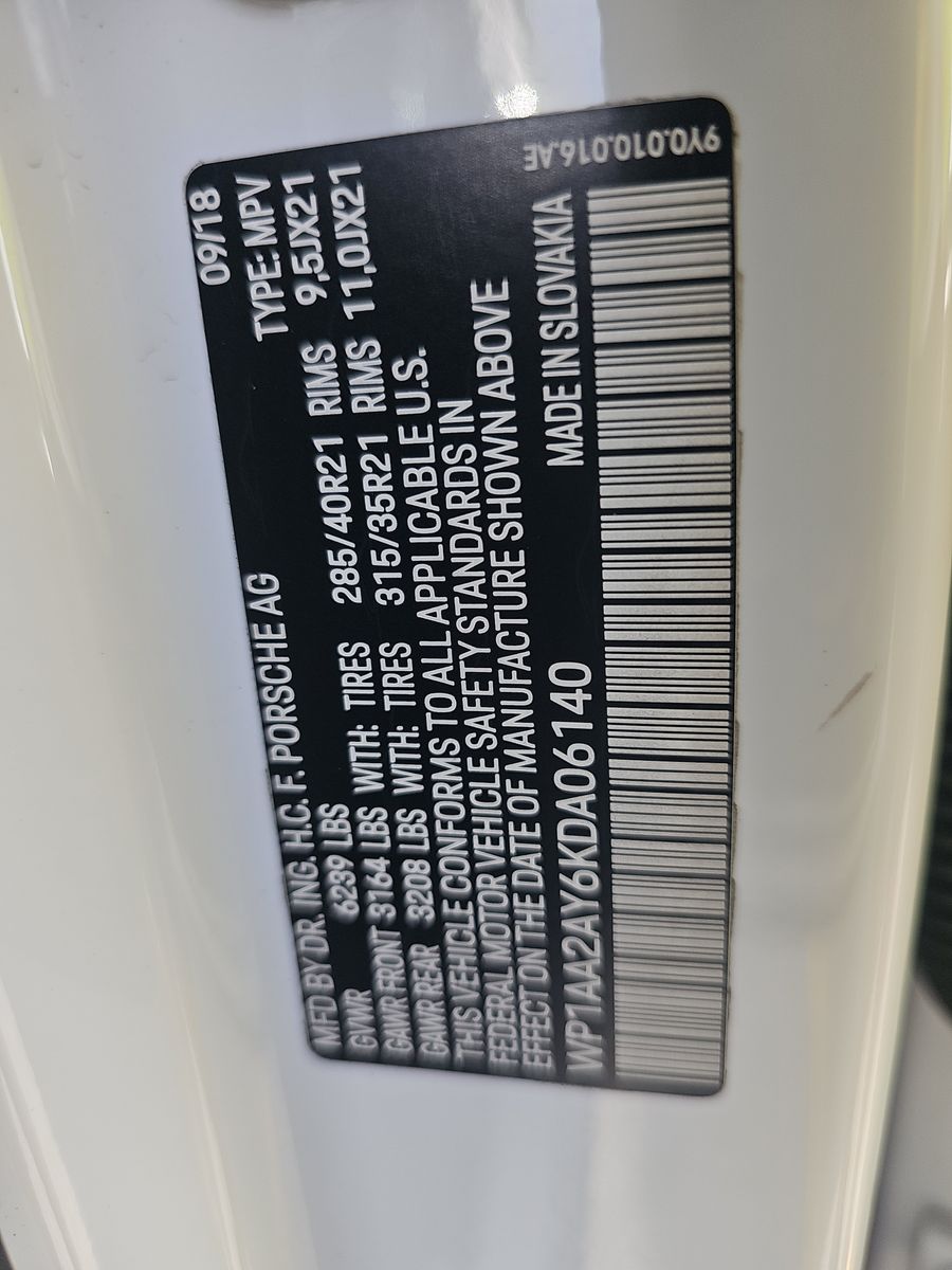 2019 Porsche Cayenne Base AWD