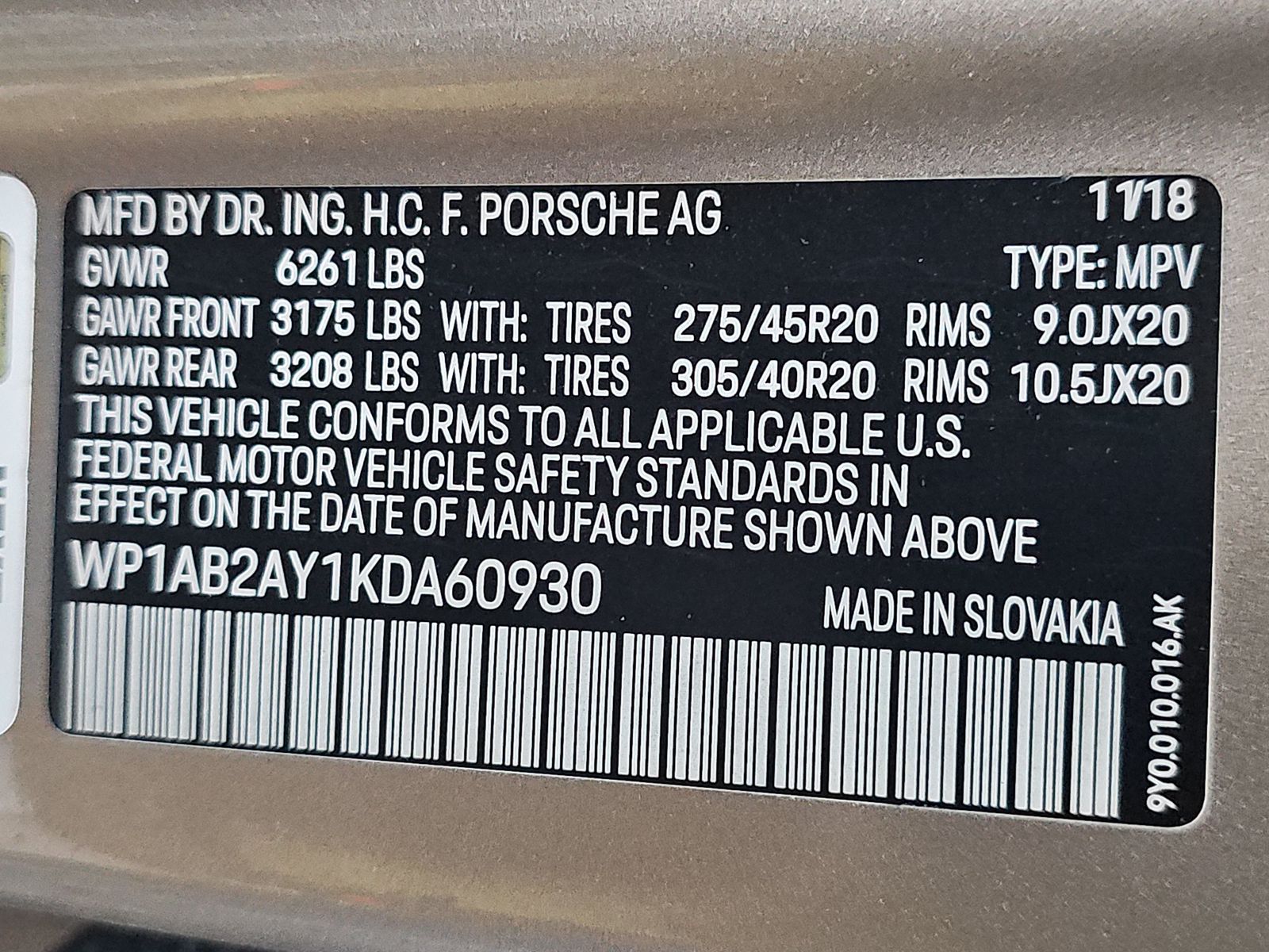 2019 Porsche Cayenne S AWD