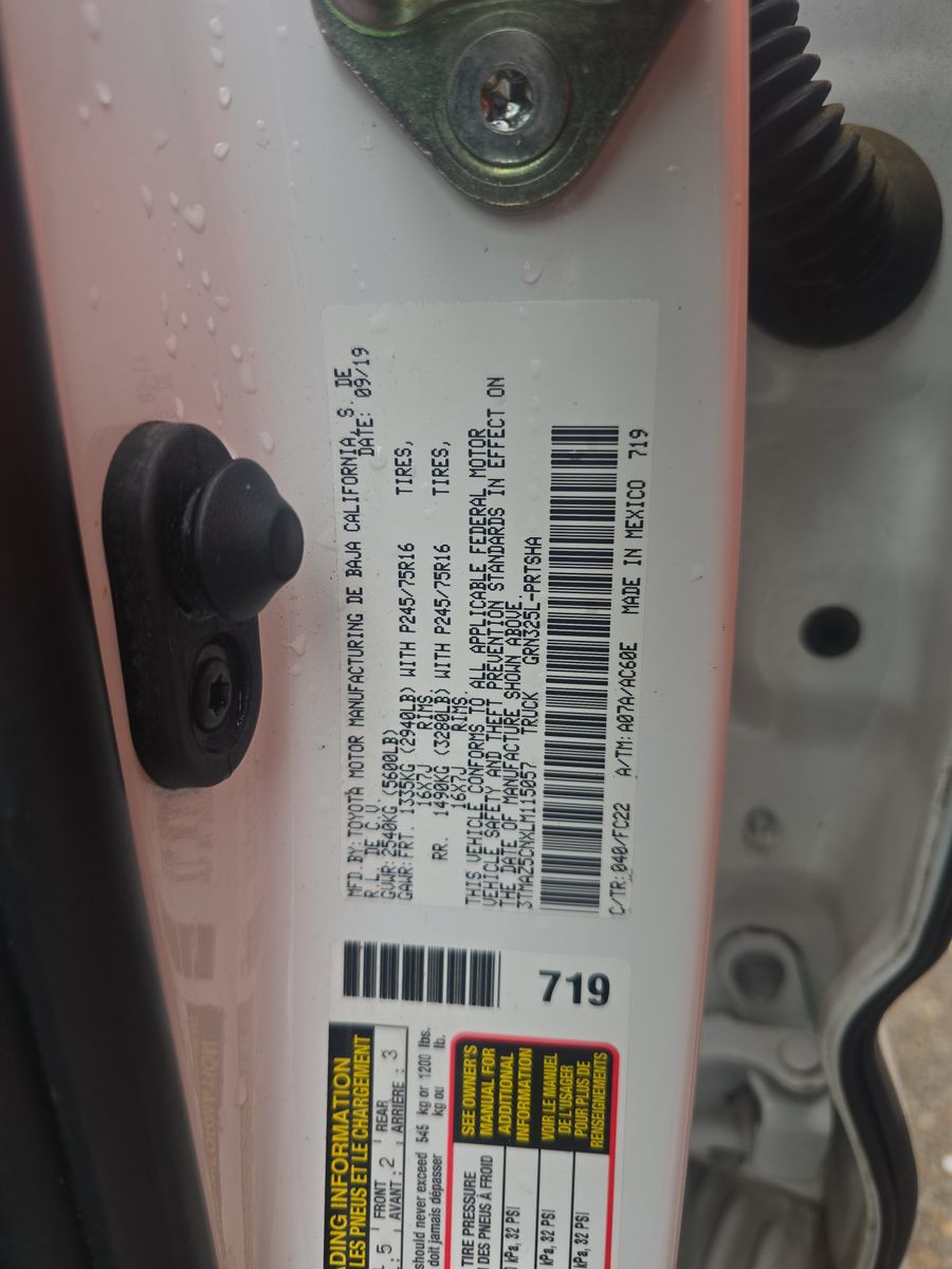 2020 Toyota Tacoma SR5 RWD