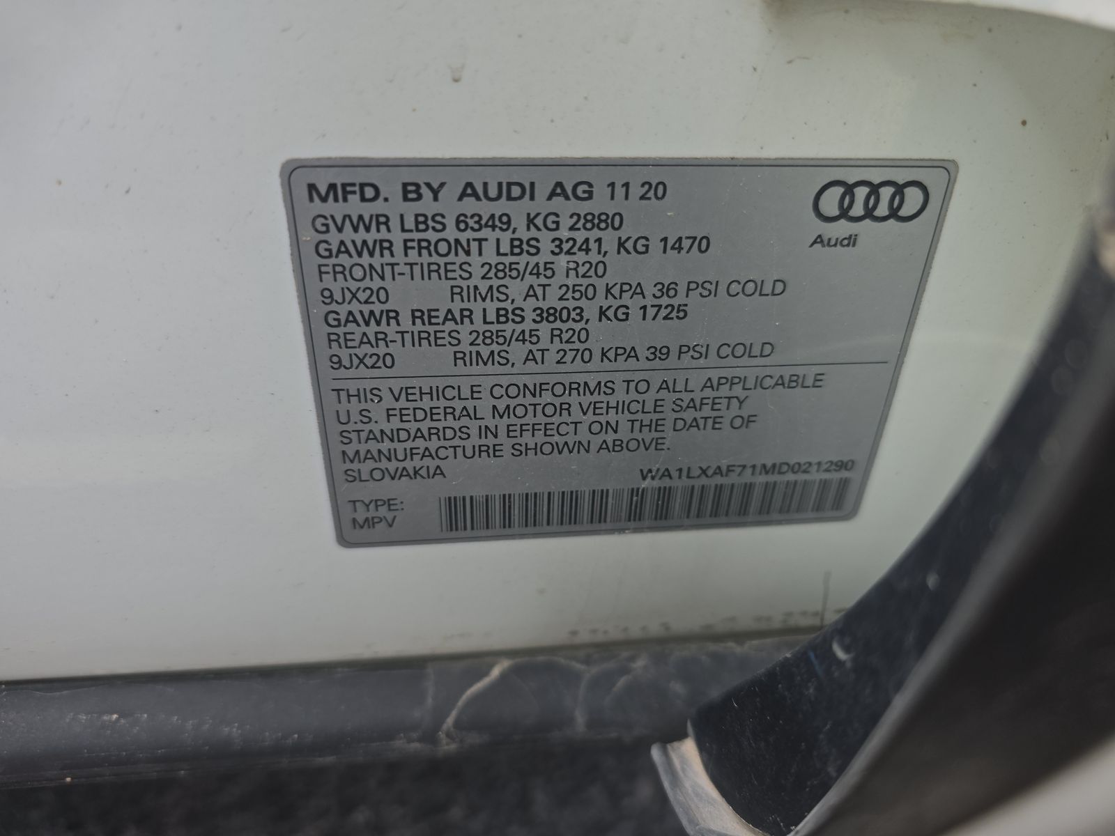 2021 Audi Q7 3.0T Premium Plus AWD