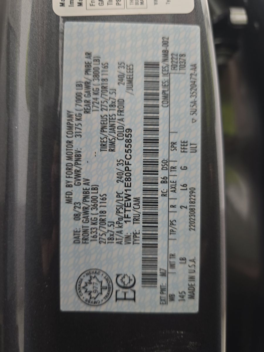 2023 Ford F-150 Tremor AWD