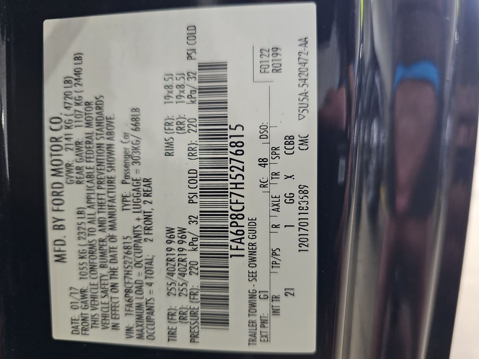 2017 Ford Mustang GT RWD