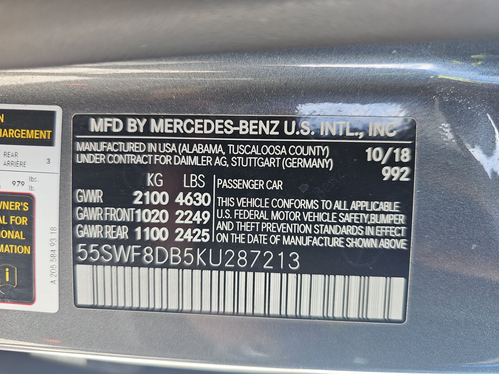 2019 Mercedes-Benz C-Class C 300 RWD