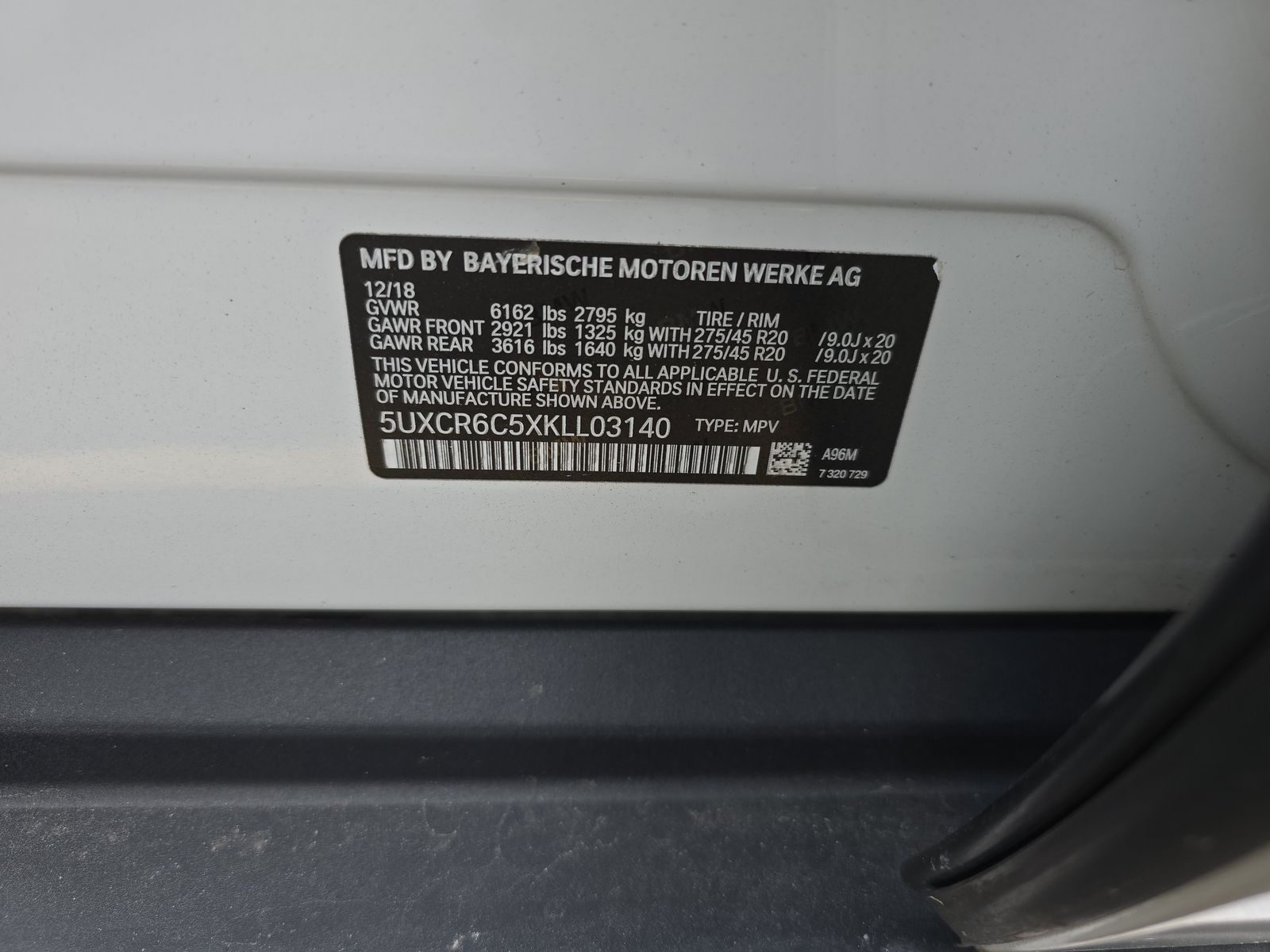 2019 BMW X5 xDrive40i AWD