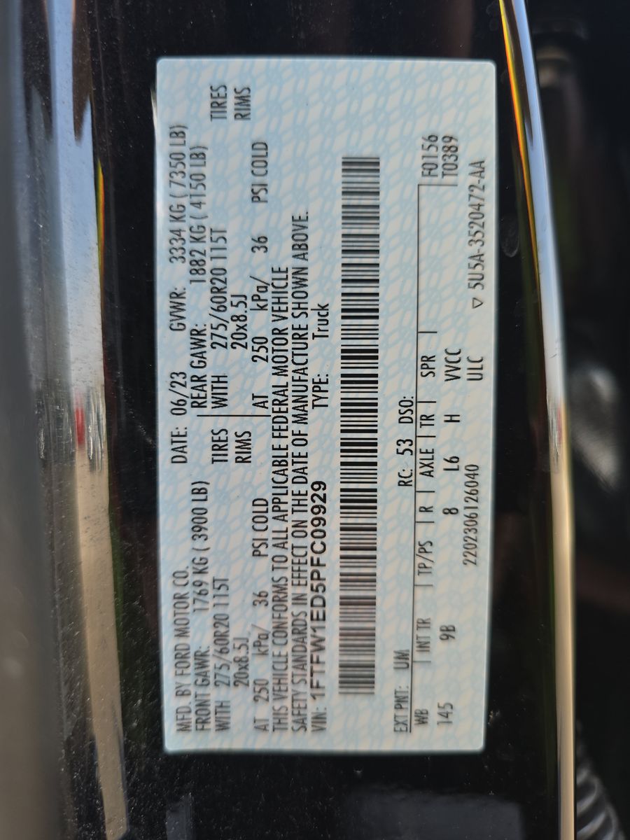 2023 Ford F-150 Hybrid Platinum AWD