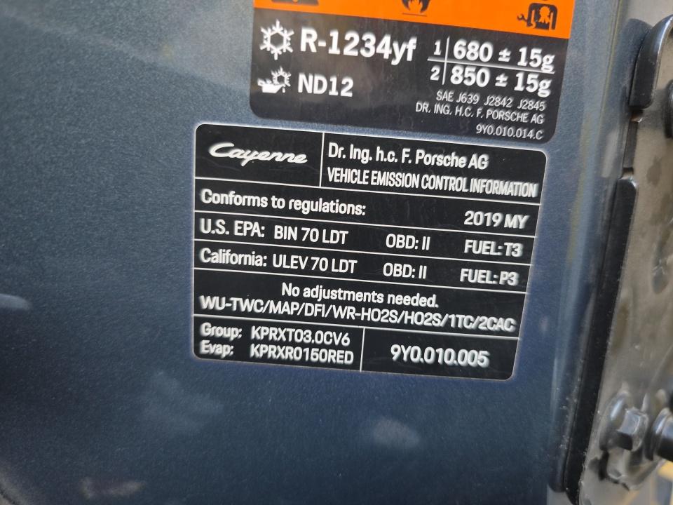 2019 Porsche Cayenne Base AWD