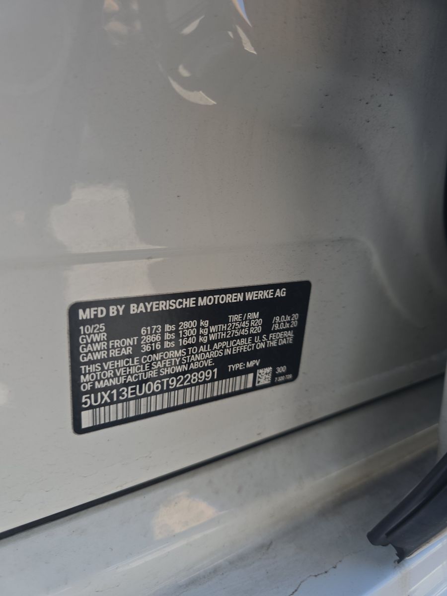 2026 BMW X5 sDrive40i RWD