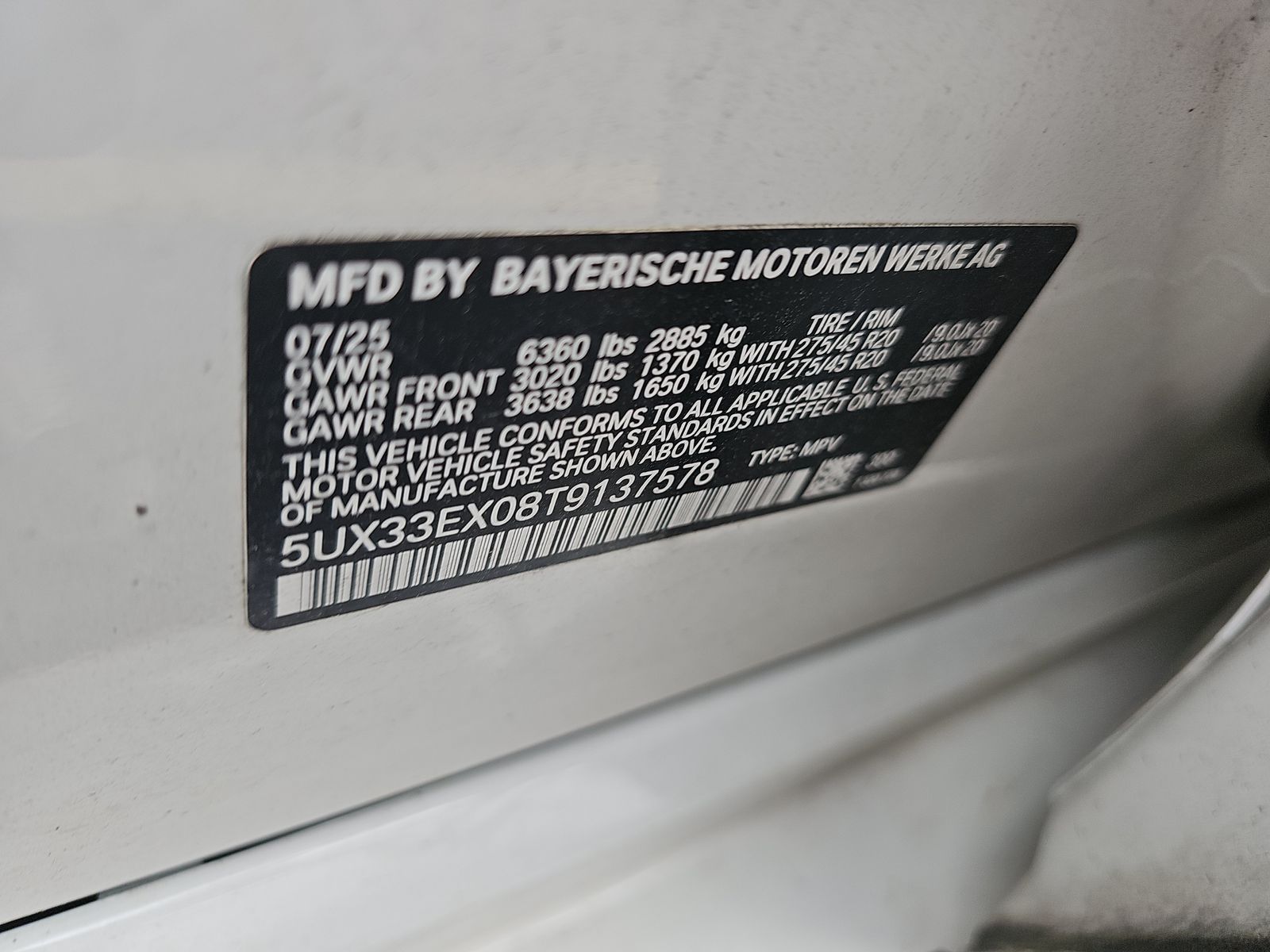 2026 BMW X6 xDrive40i AWD