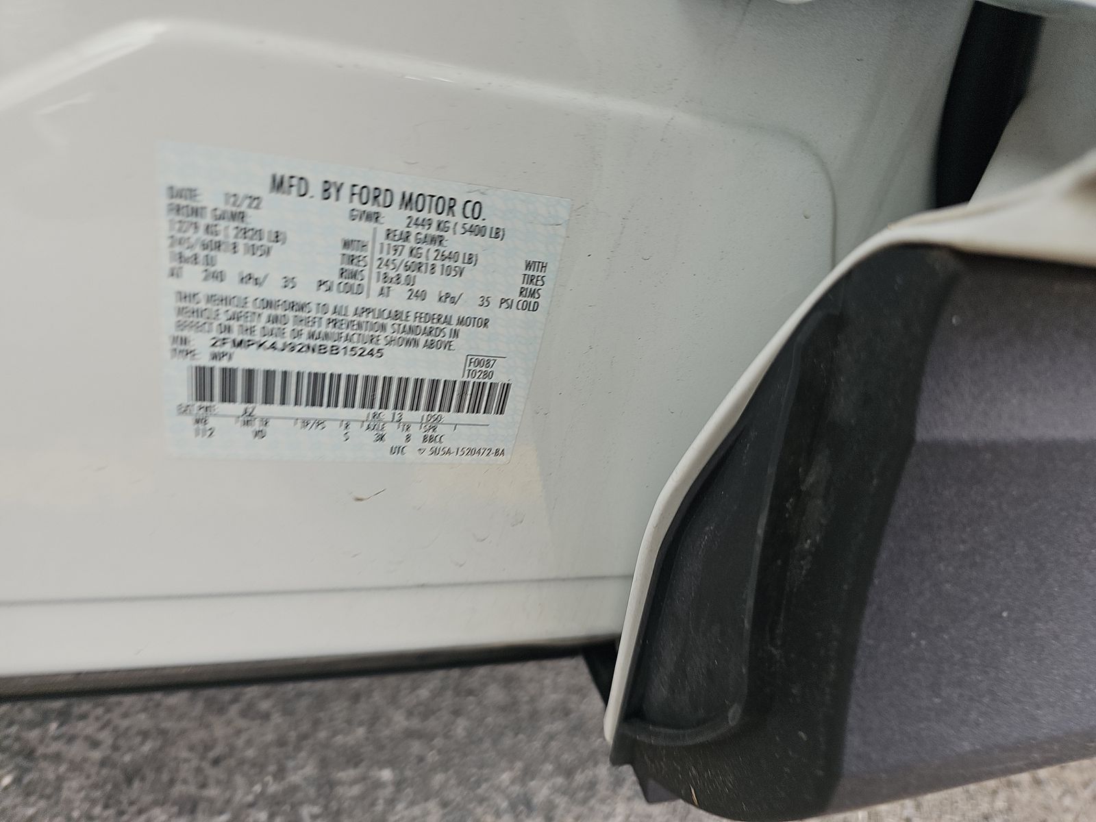 2022 Ford Edge SEL AWD