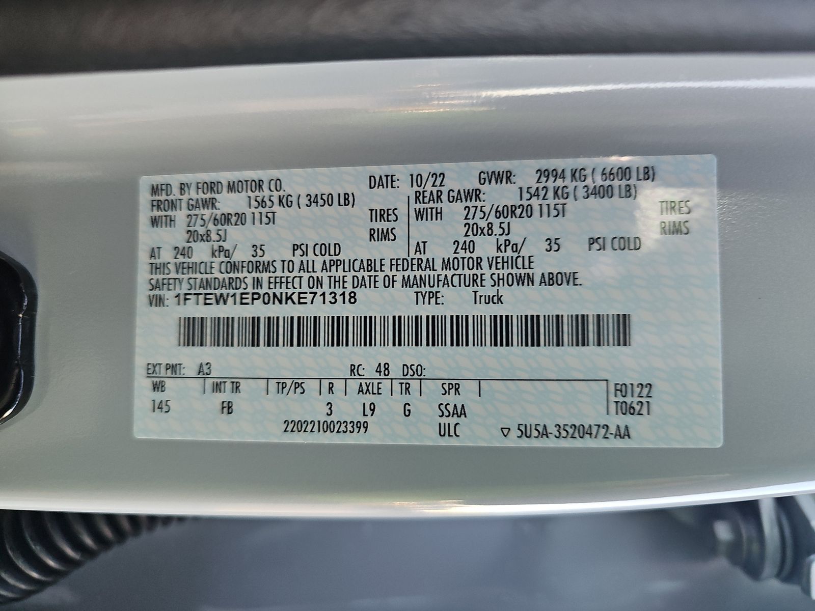 2022 Ford F-150 XLT AWD