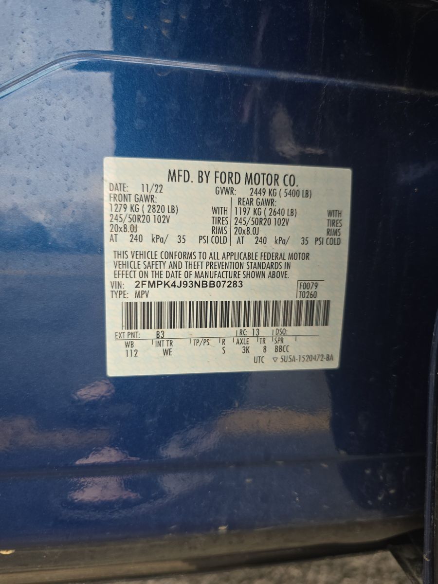 2022 Ford Edge ST-Line AWD