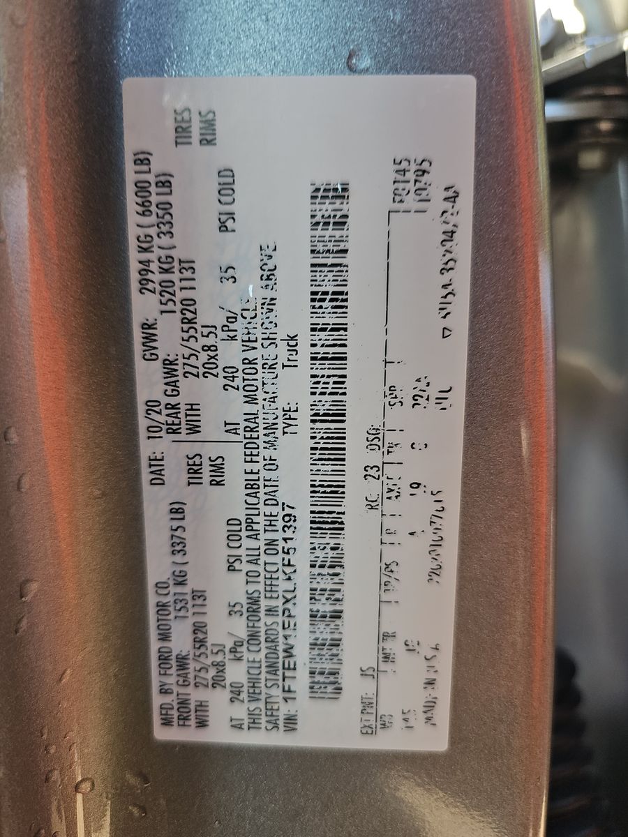 2020 Ford F-150 XL AWD