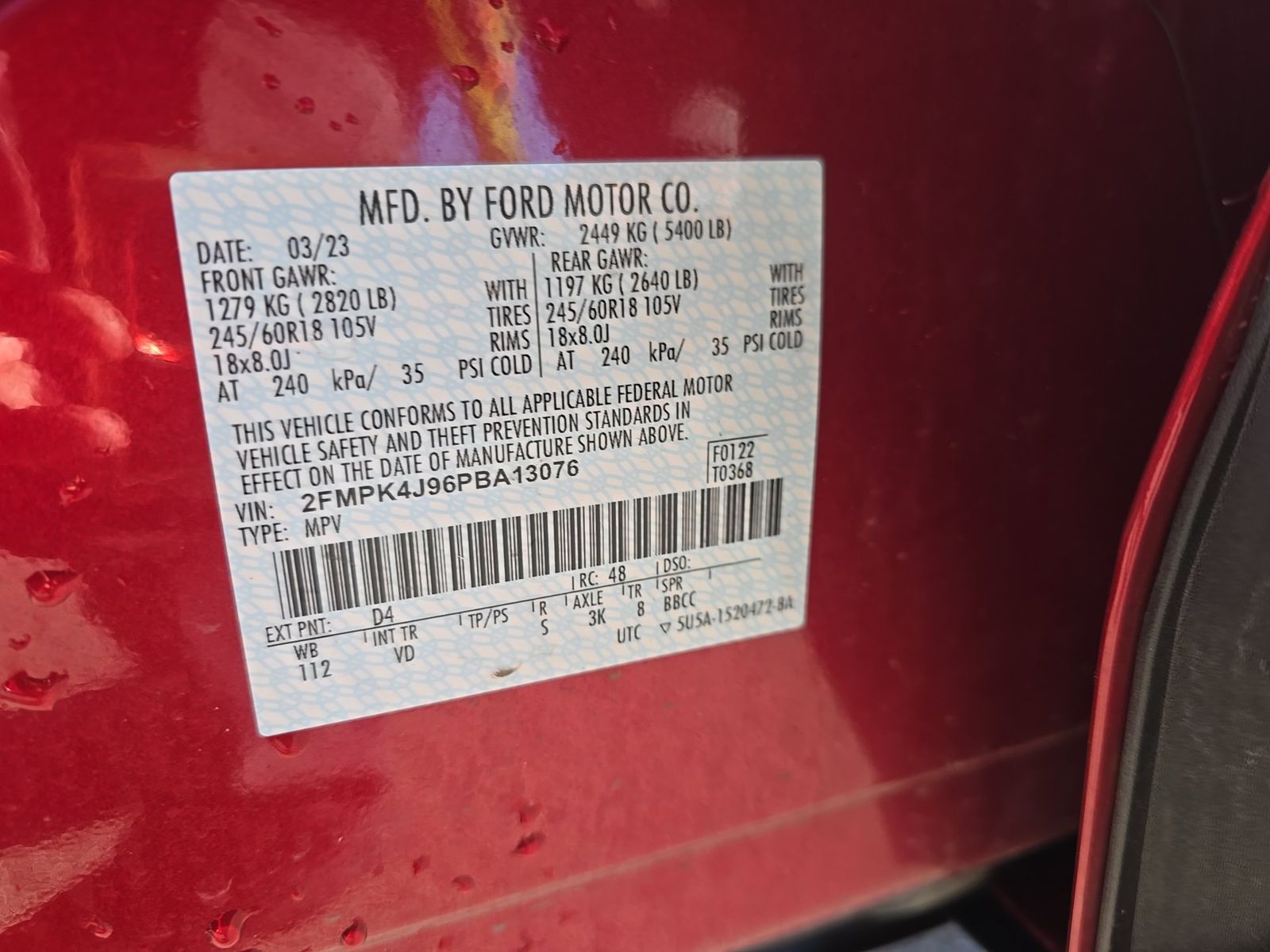 2023 Ford Edge SEL AWD