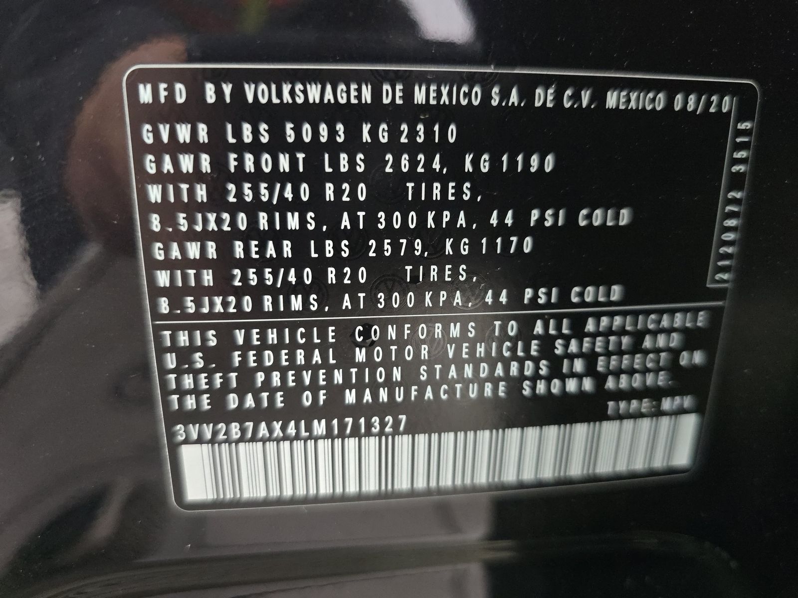 2020 Volkswagen Tiguan 2.0T SE R-Line Black AWD