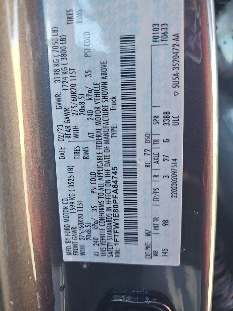 2023 Ford F-150 Platinum AWD