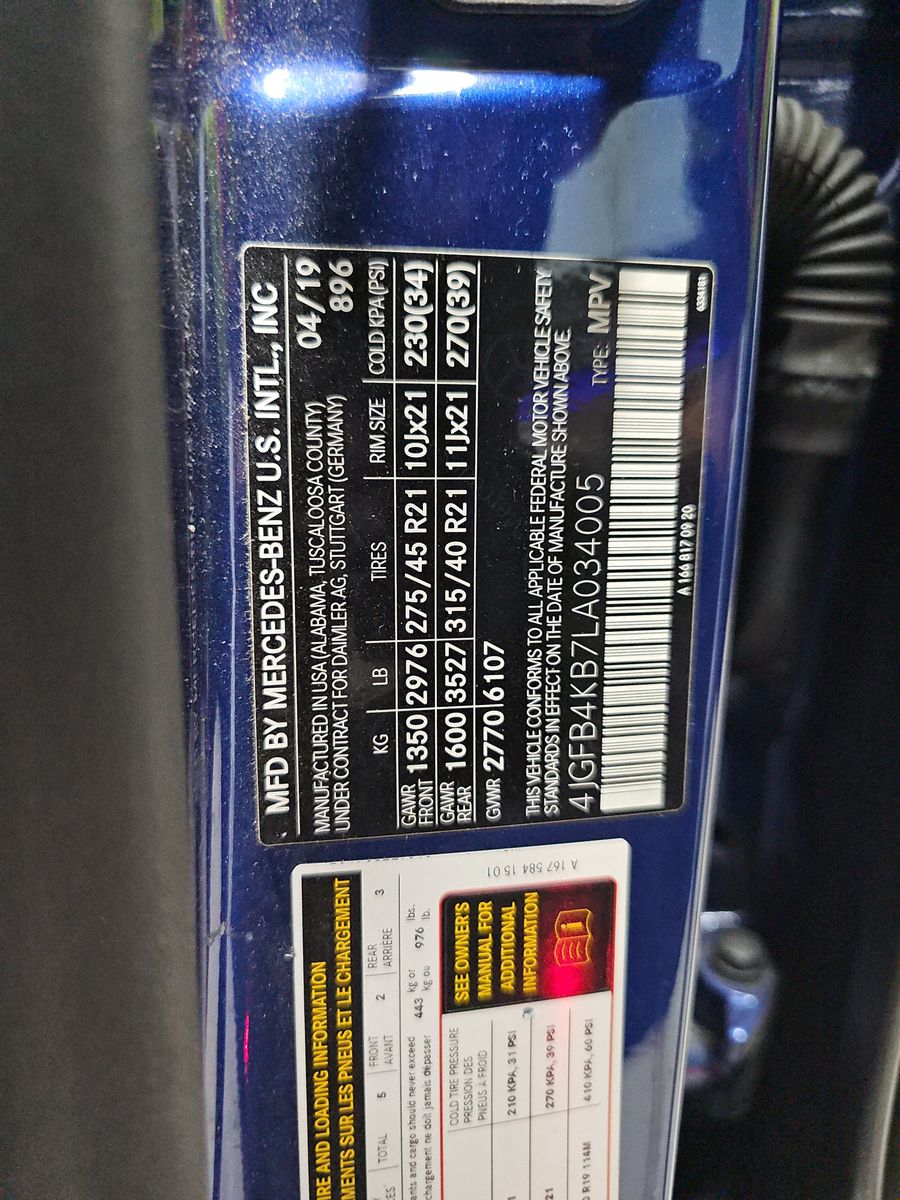 2020 Mercedes-Benz GLE GLE 350 AWD