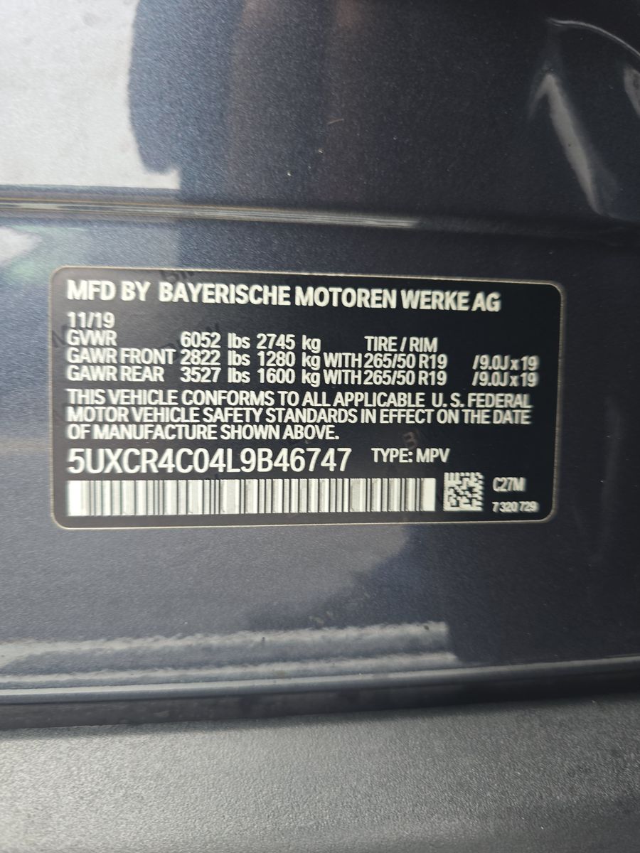 2020 BMW X5 sDrive40i RWD