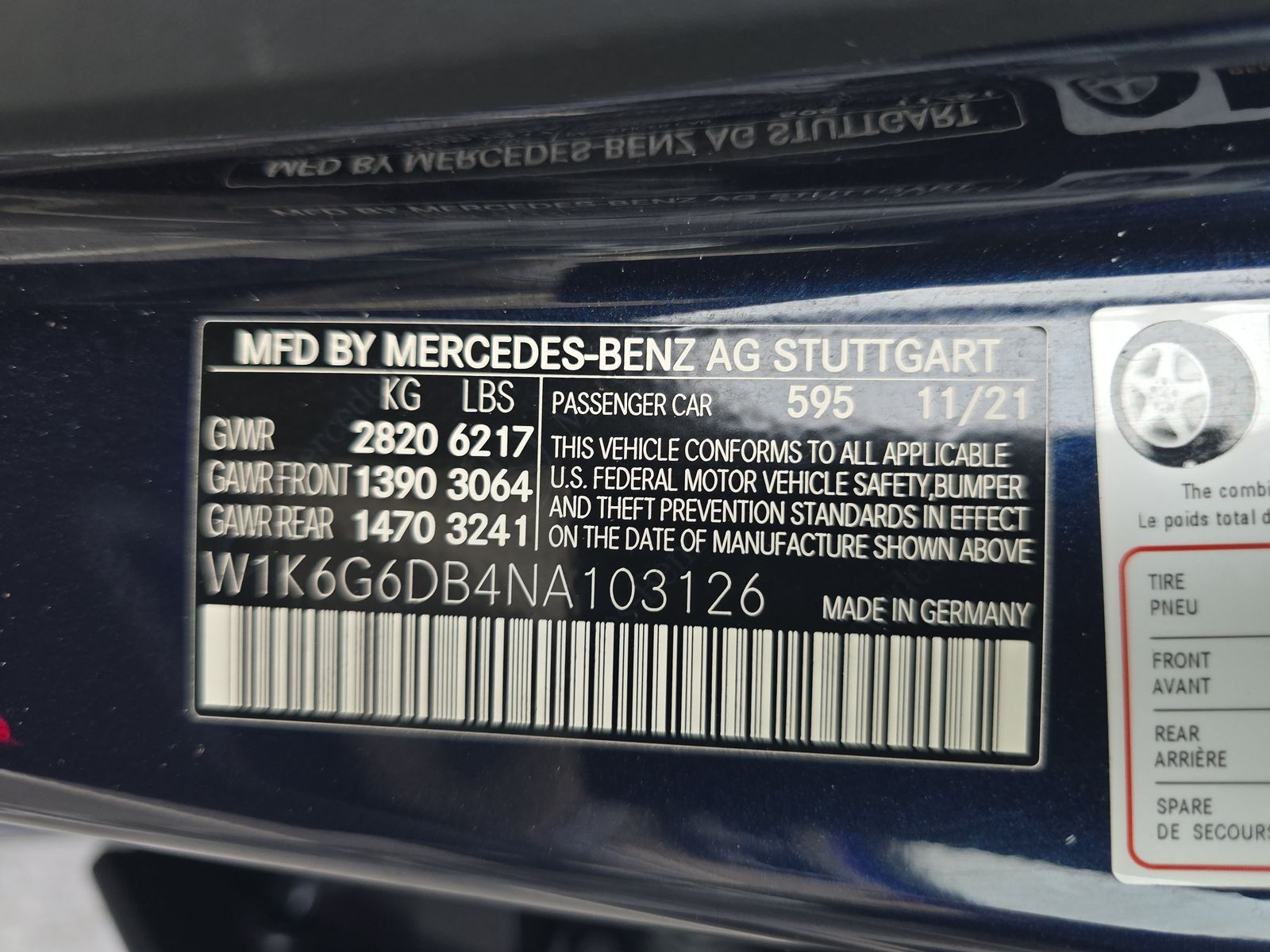 2022 Mercedes-Benz S-Class S 500 AWD