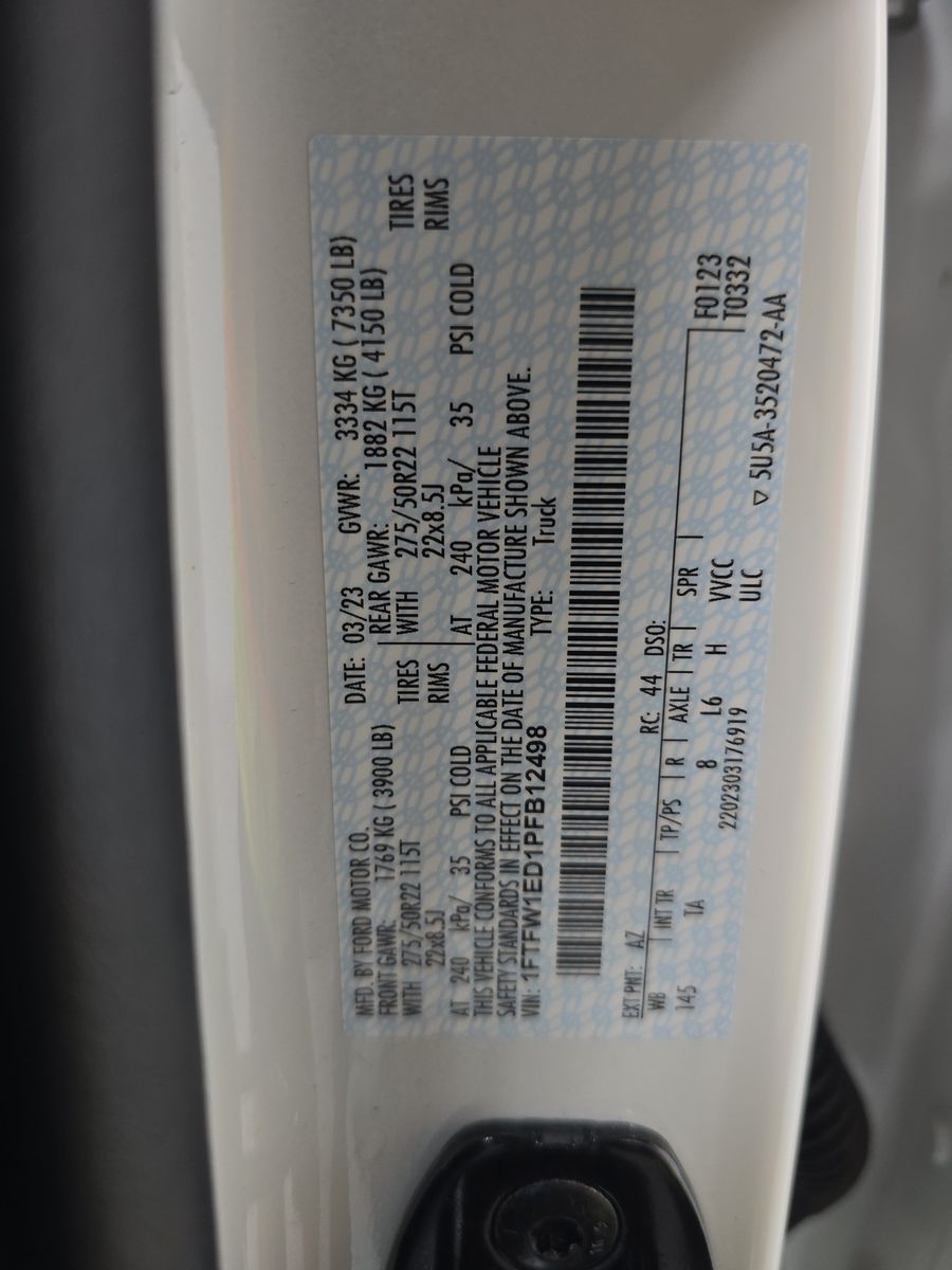 2023 Ford F-150 Hybrid Limited AWD