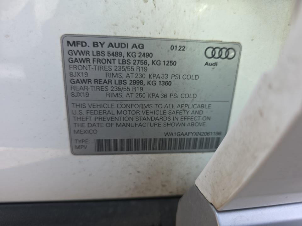 2022 Audi Q5 S line Premium AWD