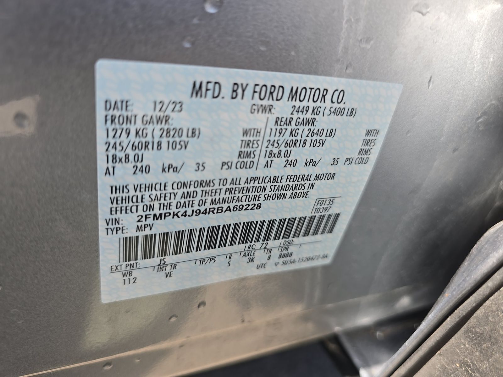 2024 Ford Edge SEL AWD