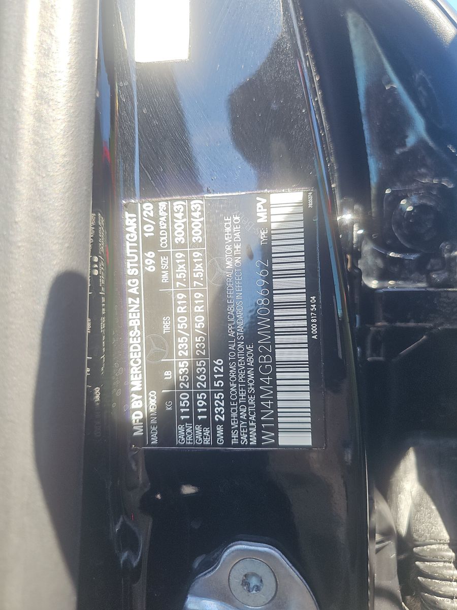 2021 Mercedes-Benz GLB GLB 250 FWD