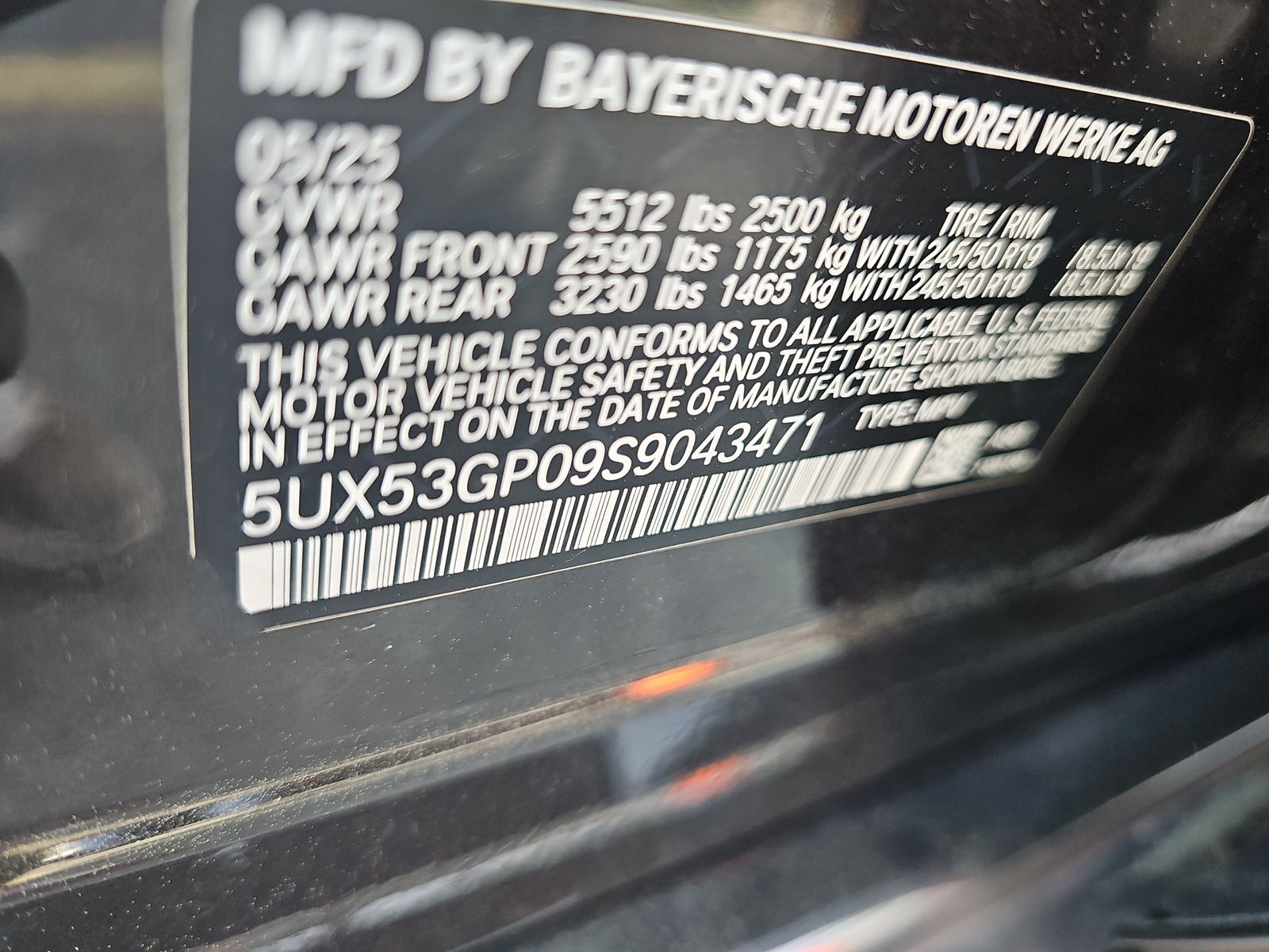 2025 BMW X3 xDrive30i AWD