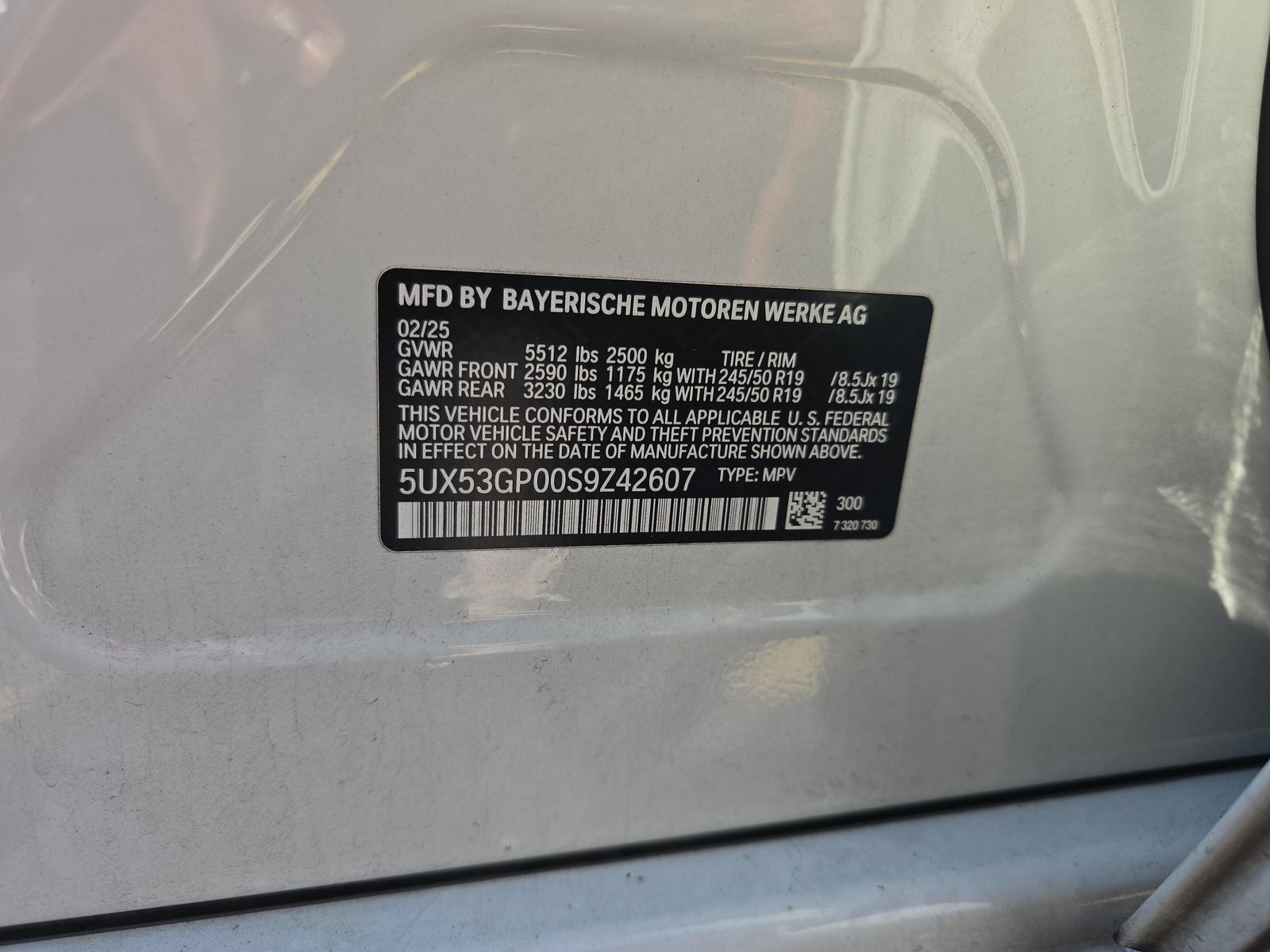 2025 BMW X3 xDrive30i AWD