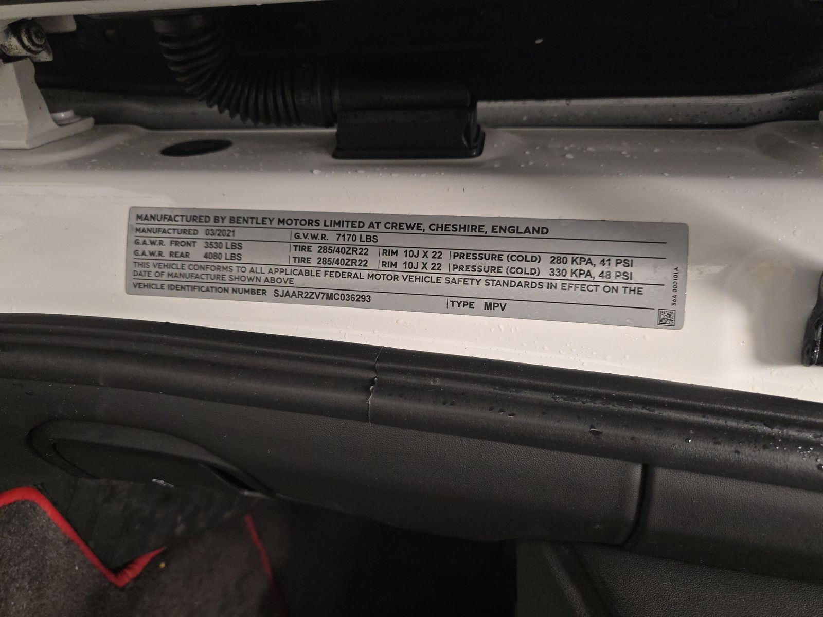 2021 Bentley Bentayga Speed AWD