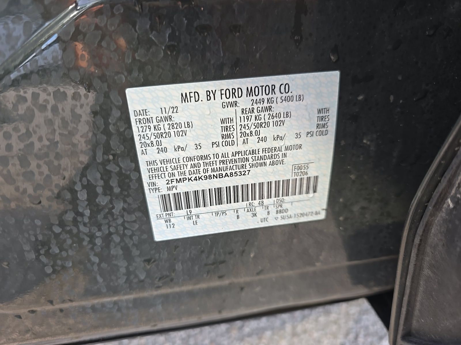 2022 Ford Edge Titanium AWD