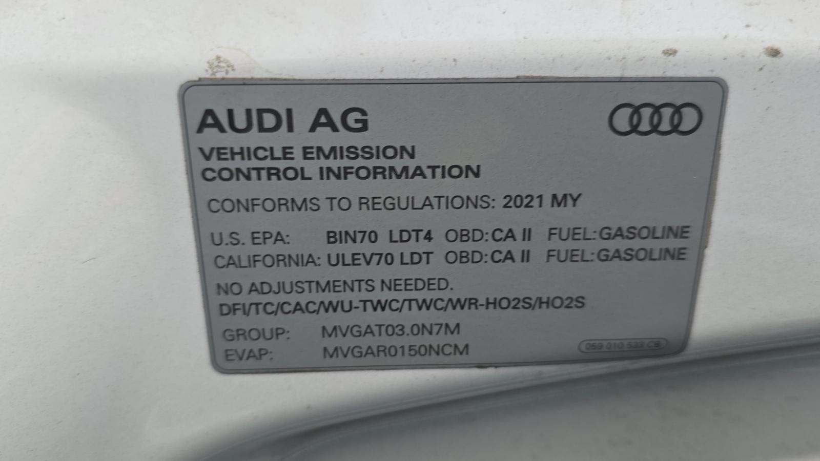 2021 Audi Q7 3.0T Premium Plus AWD