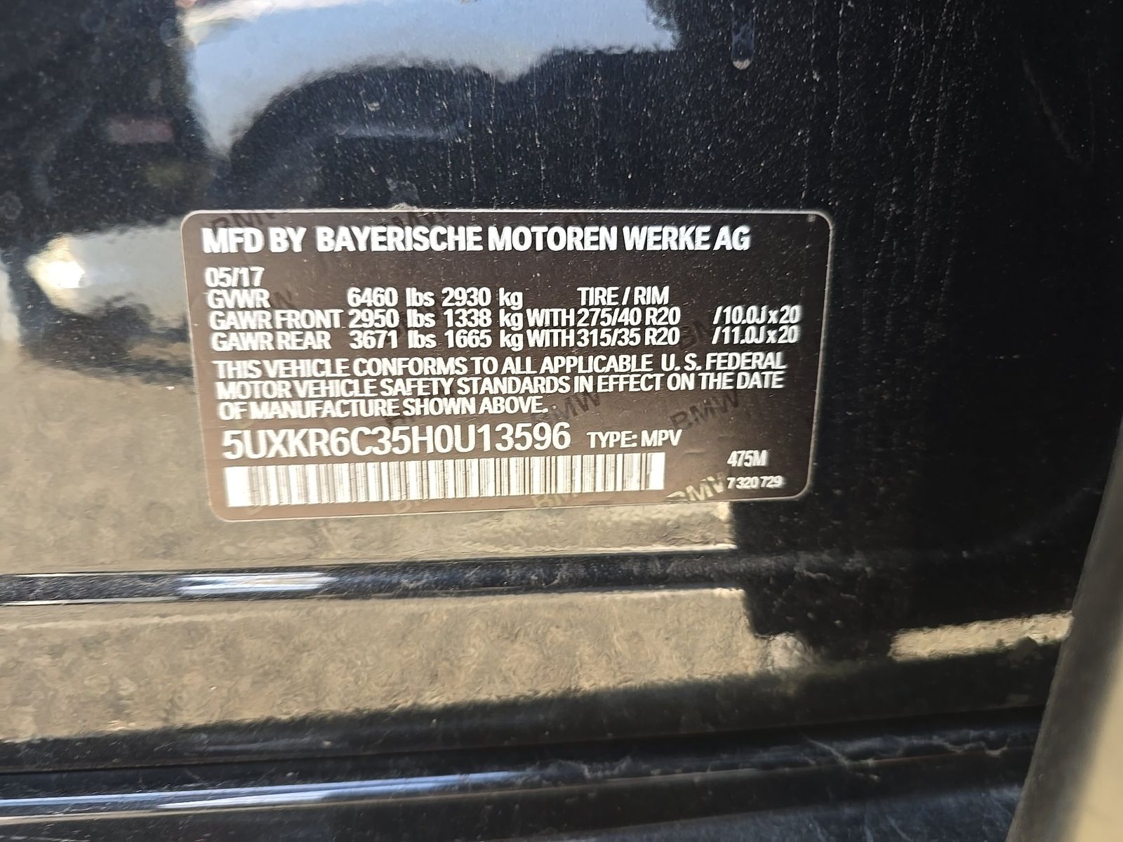 2017 BMW X5 xDrive50i AWD