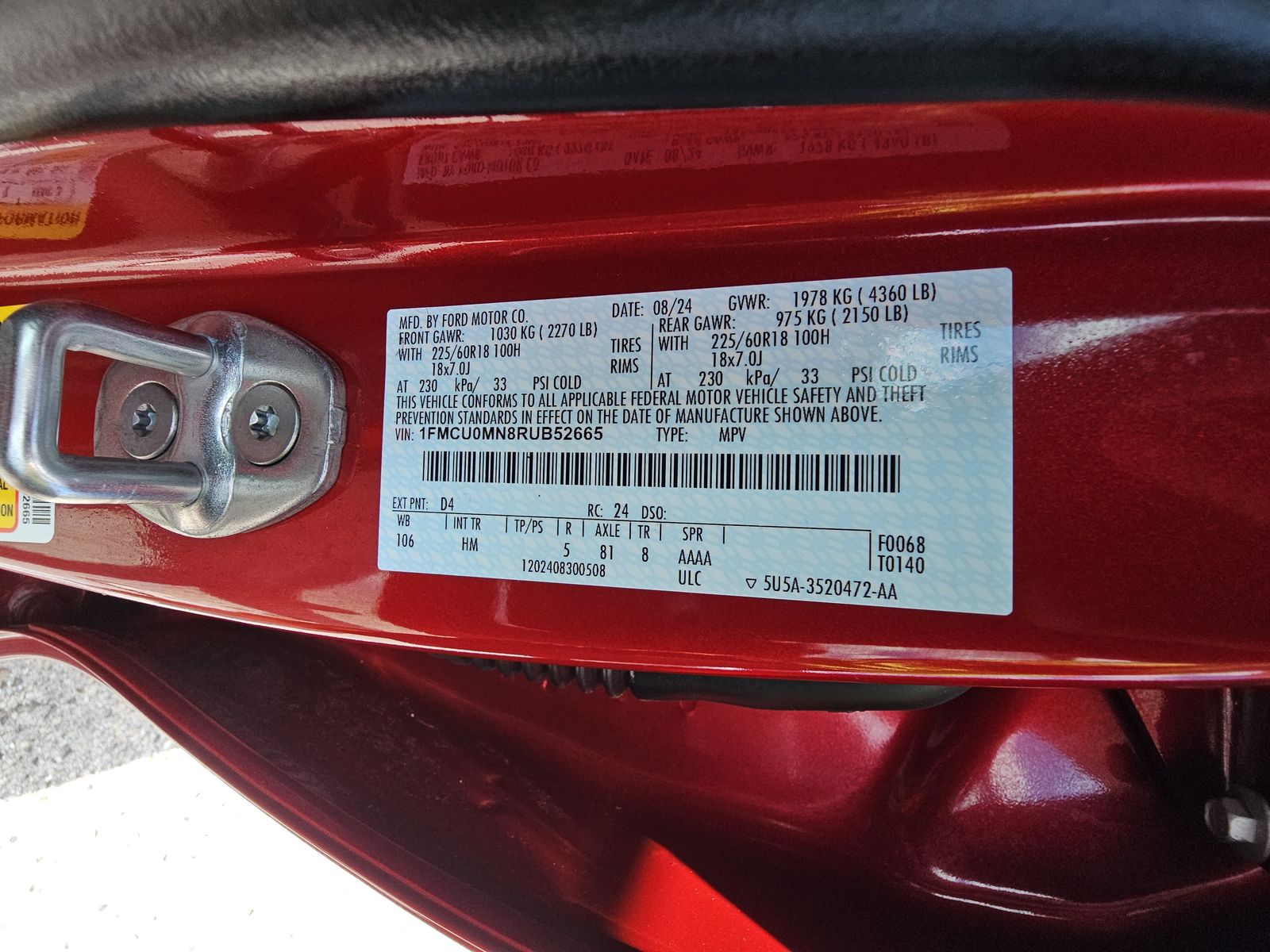 2024 Ford Escape ST-Line FWD