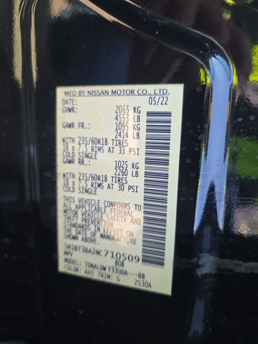 2022 Nissan Rogue SV FWD