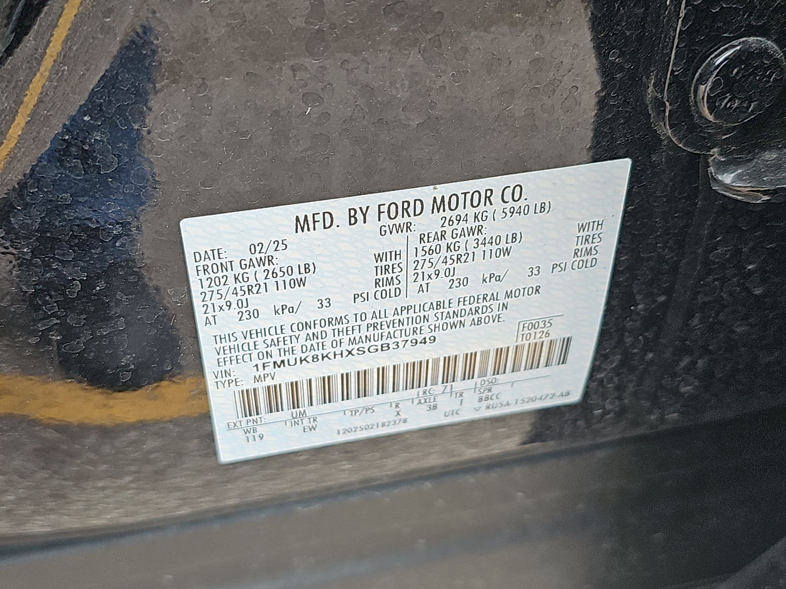 2025 Ford Explorer ST-Line AWD