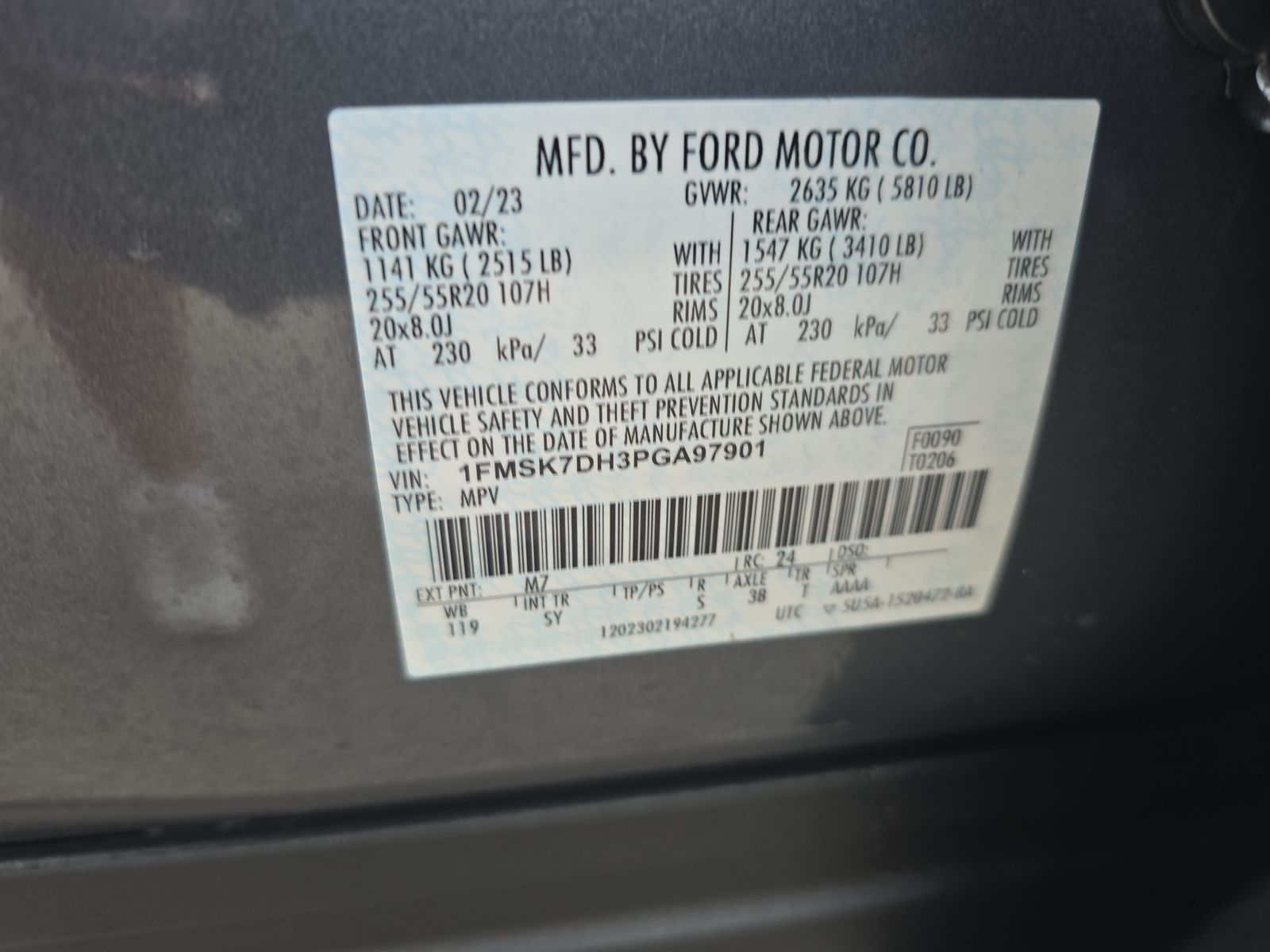 2023 Ford Explorer XLT FWD