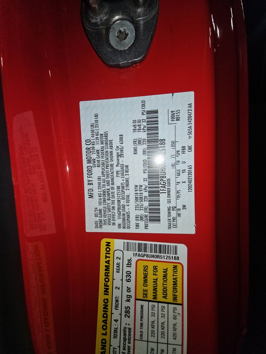 2024 Ford Mustang EcoBoost Premium RWD