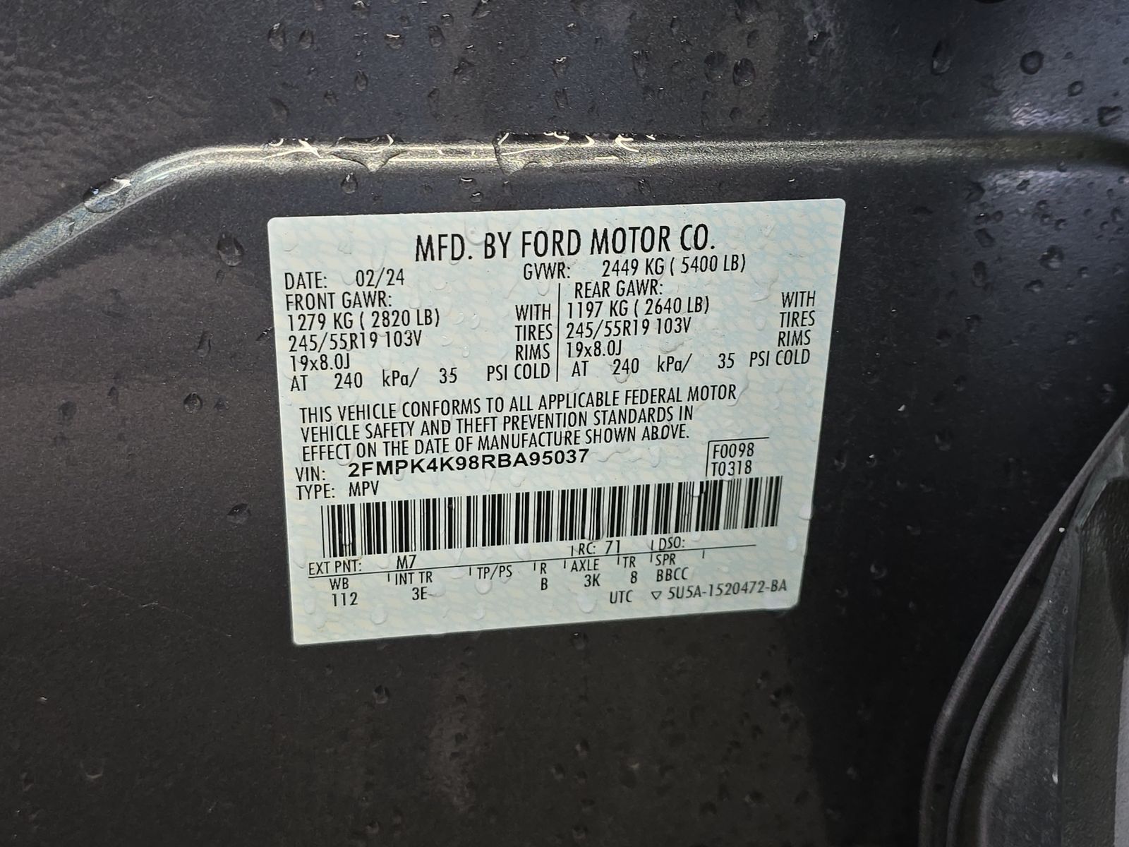 2024 Ford Edge Titanium AWD