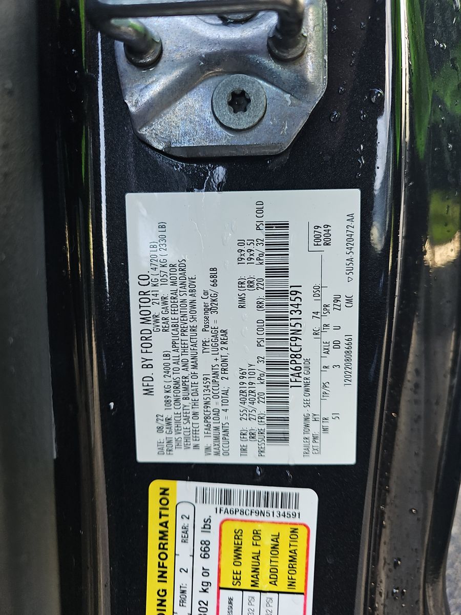 2022 Ford Mustang GT Premium RWD