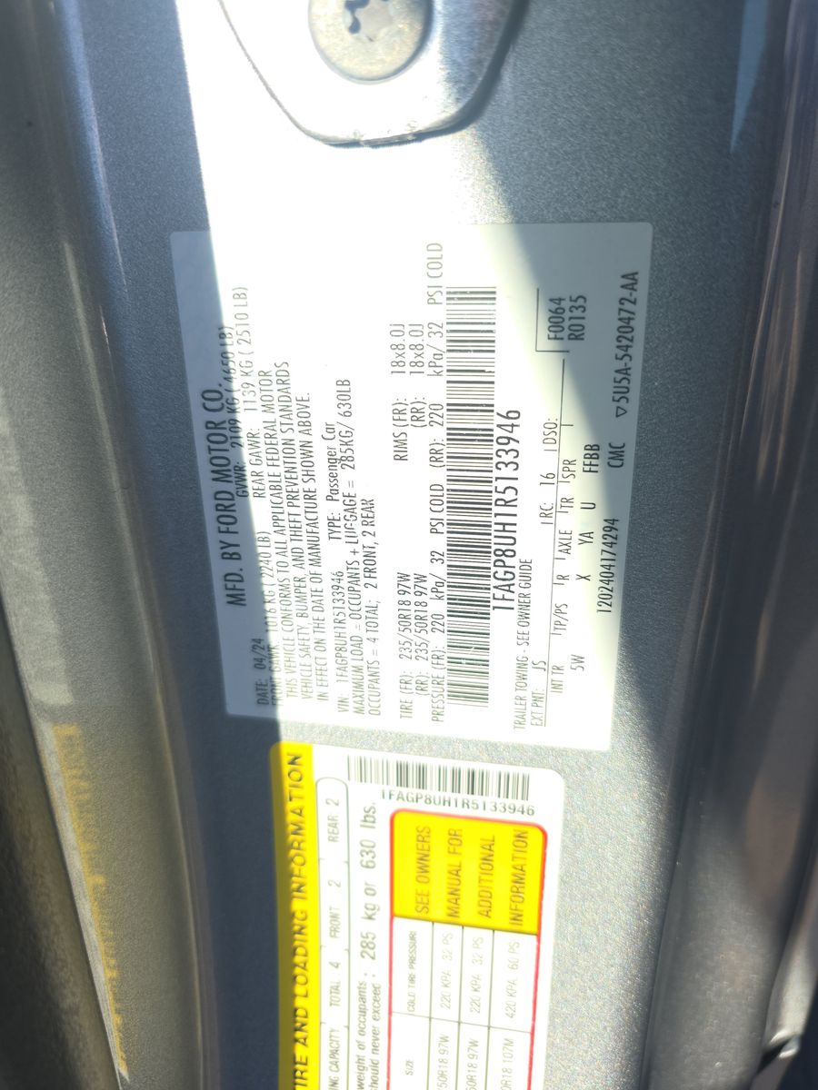 2024 Ford Mustang EcoBoost Premium RWD