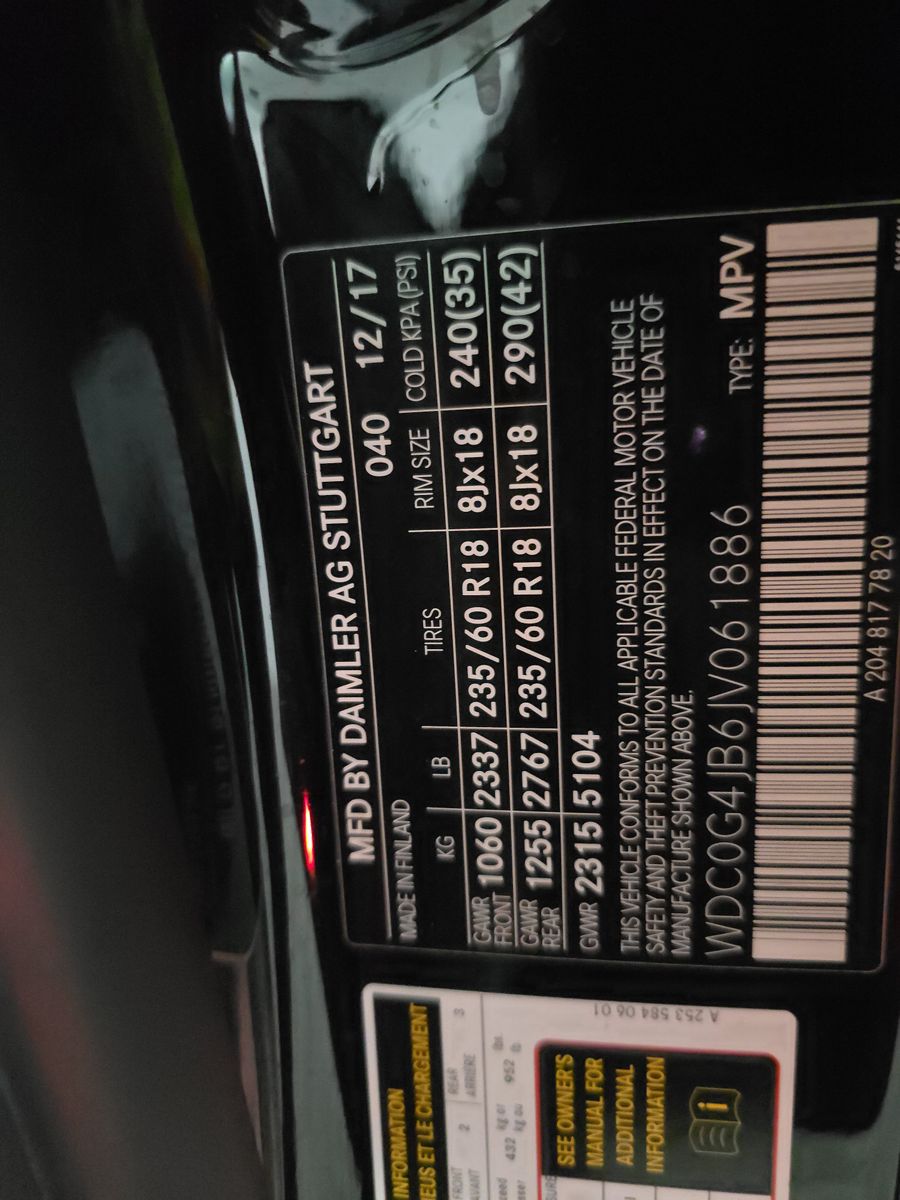 2018 Mercedes-Benz GLC GLC 300 RWD