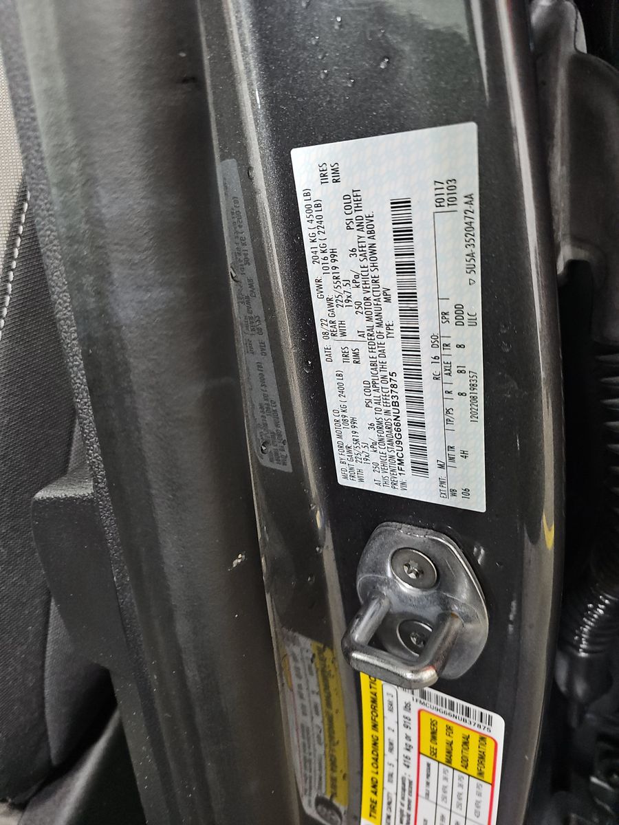 2022 Ford Escape SE AWD