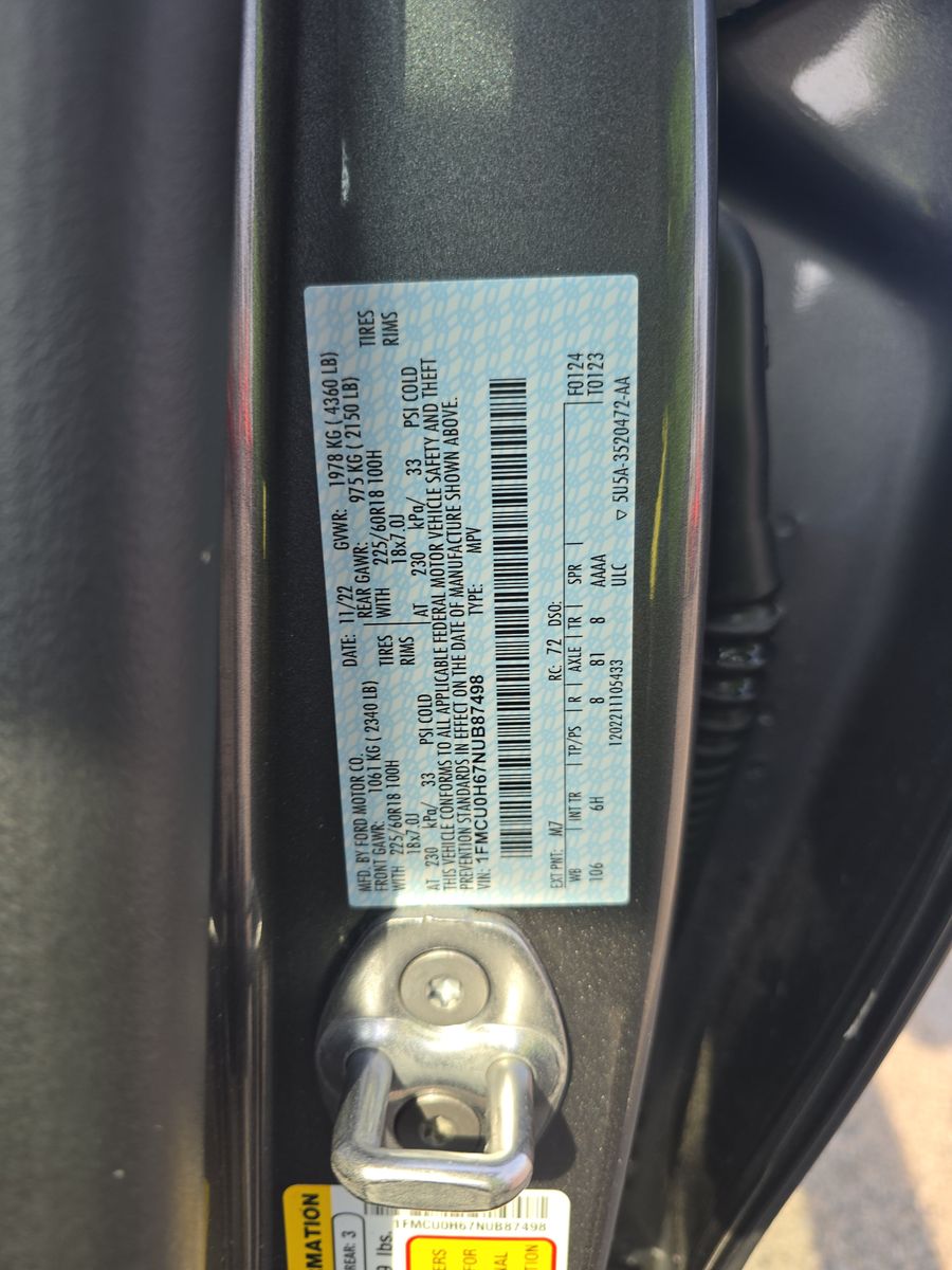 2022 Ford Escape SEL FWD