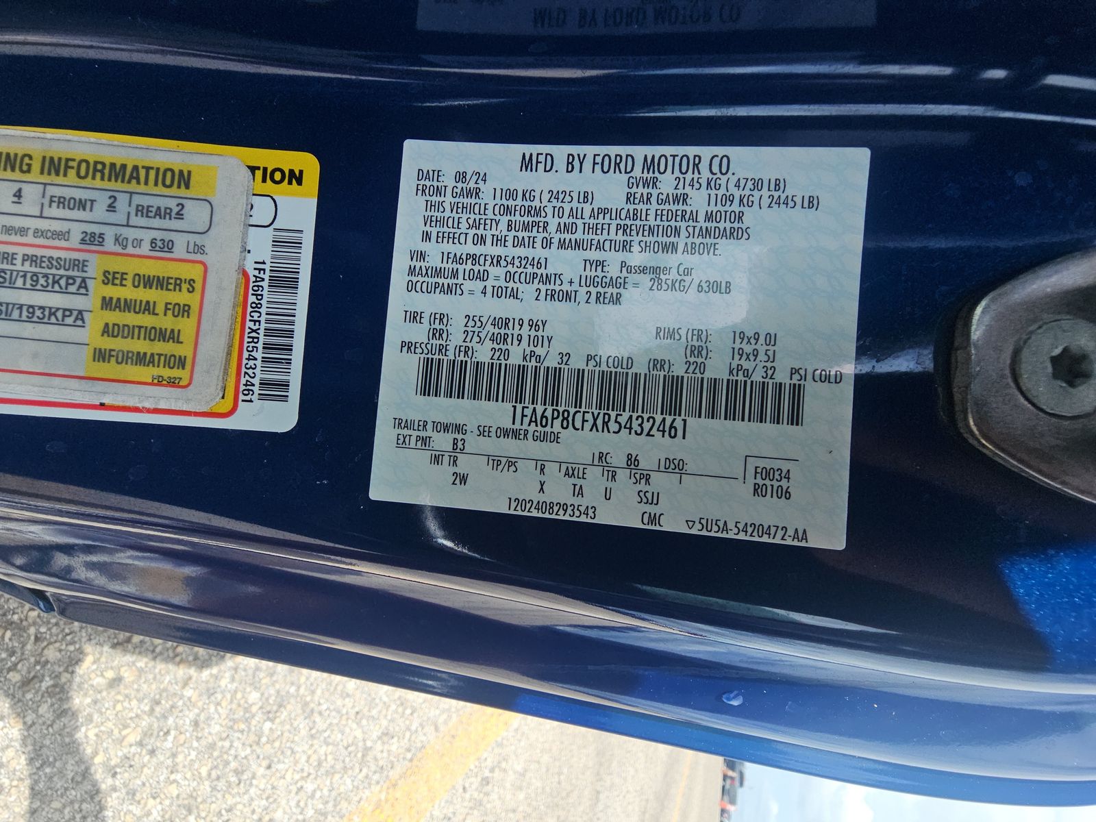 2024 Ford Mustang GT FWD