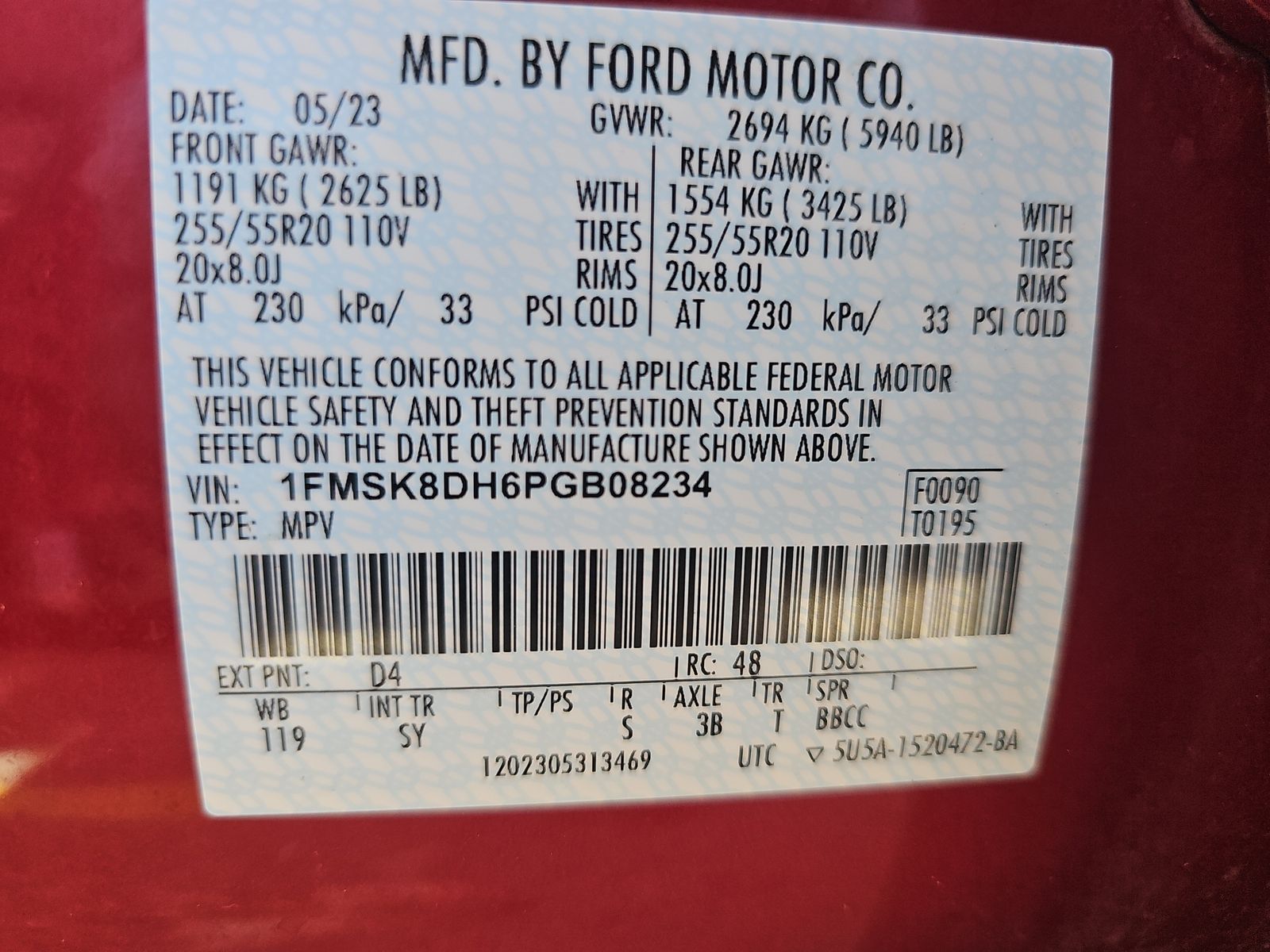 2023 Ford Explorer XLT AWD