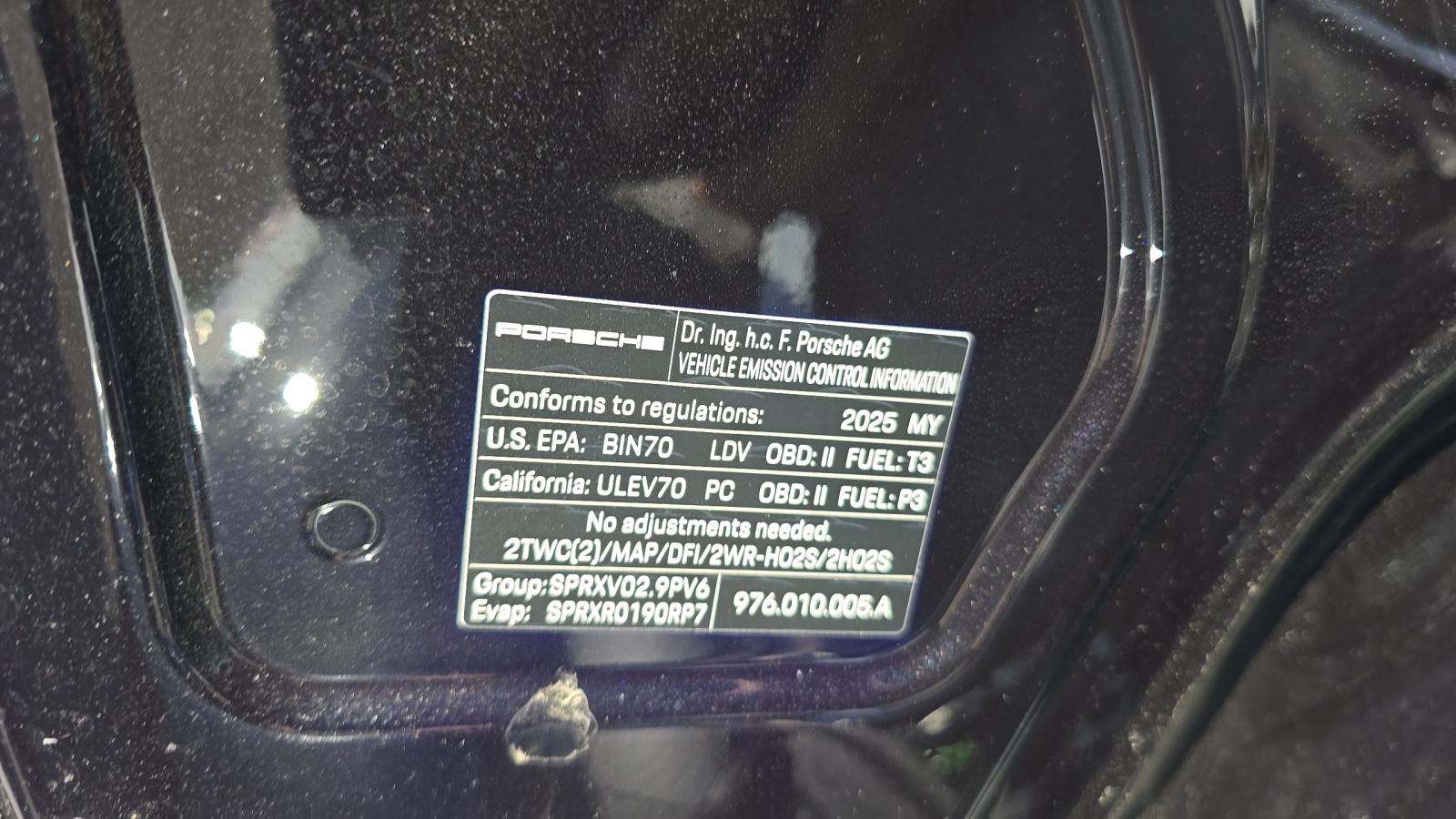 2025 Porsche Panamera Base RWD