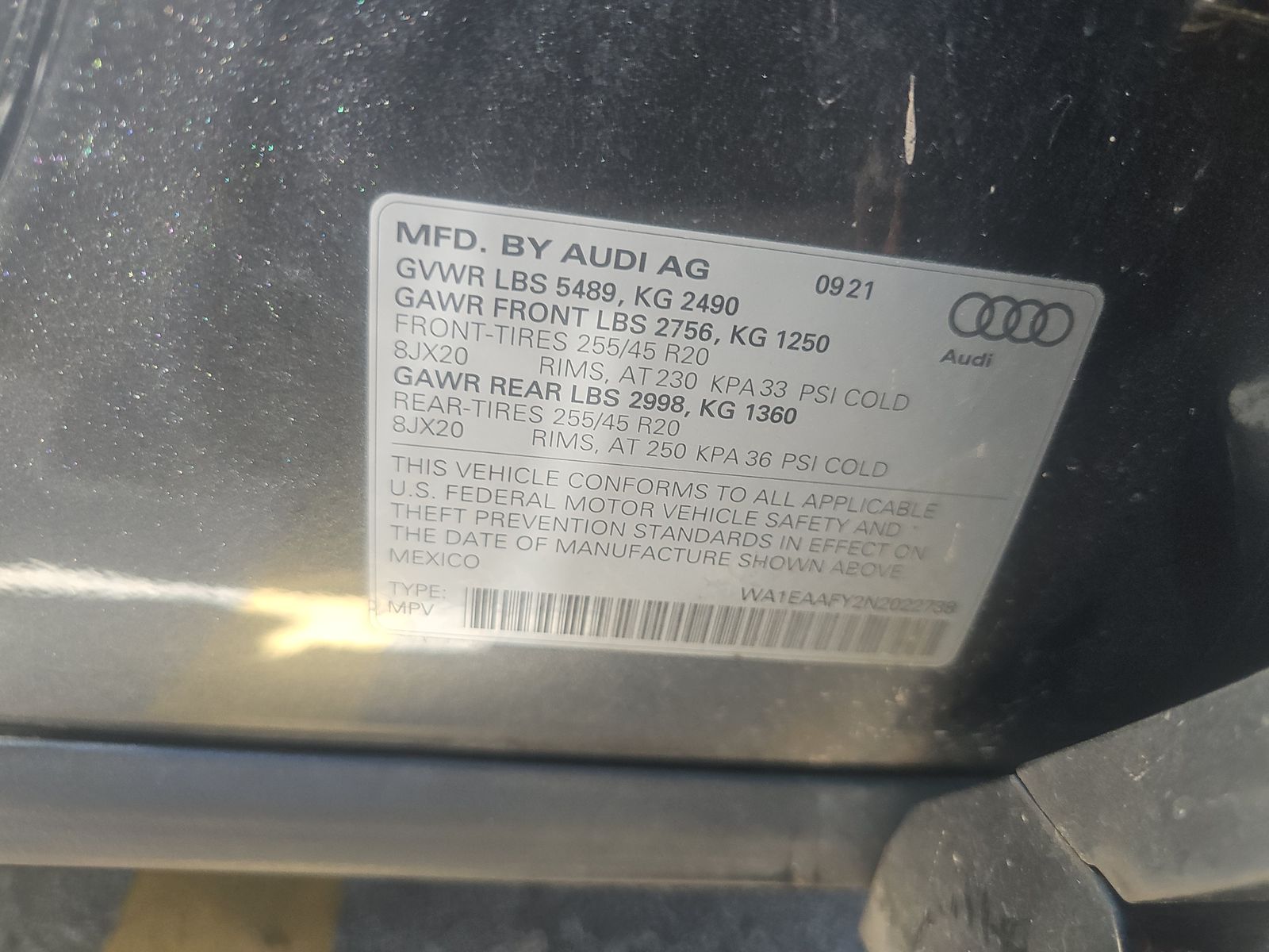 2022 Audi Q5 Progressiv AWD