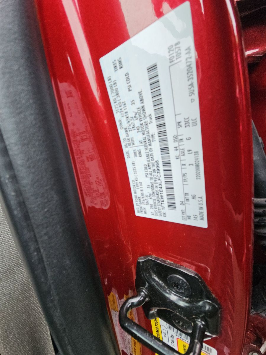 2020 Ford F-150 Lariat AWD