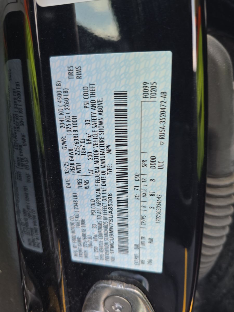 2025 Ford Escape ST-Line AWD